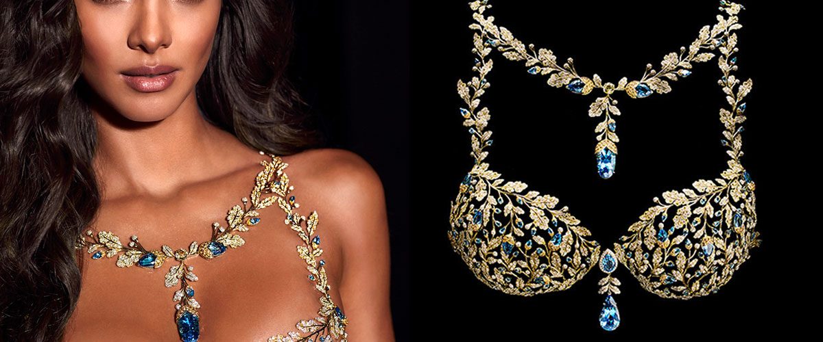 Your First Look at Victoria's Secret's Sapphire-Studded Fantasy Bra