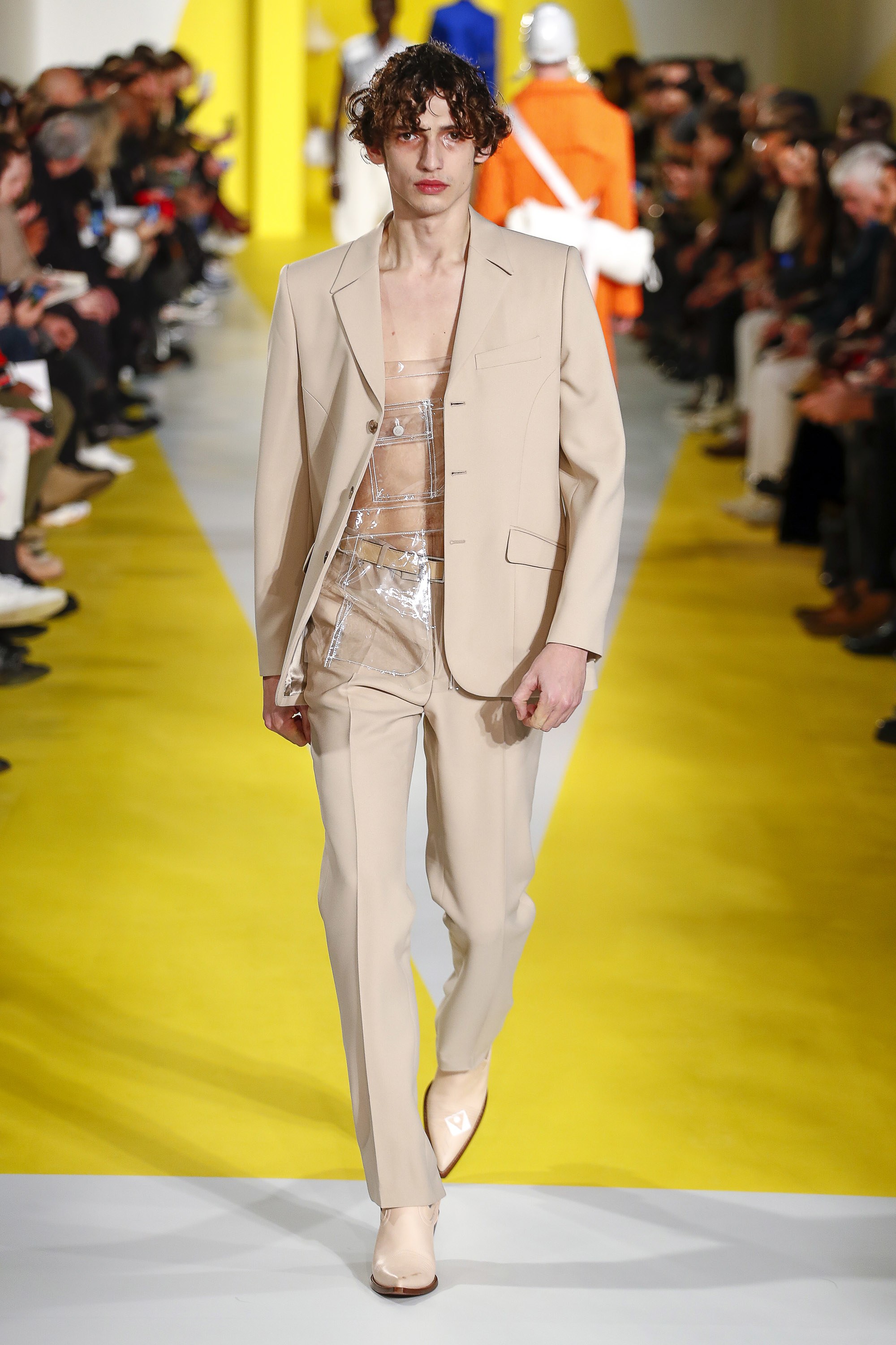 Galliano's first couture menswear show for Margiela