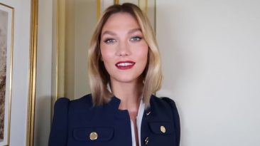 Karlie Kloss During Paris Fashion Week