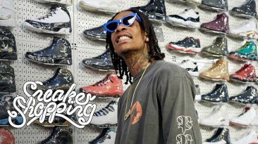 Wiz Khalifa Goes Sneaker Shopping