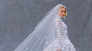 Paris Hilton's Custom Oscar de la Renta Bridal Gown