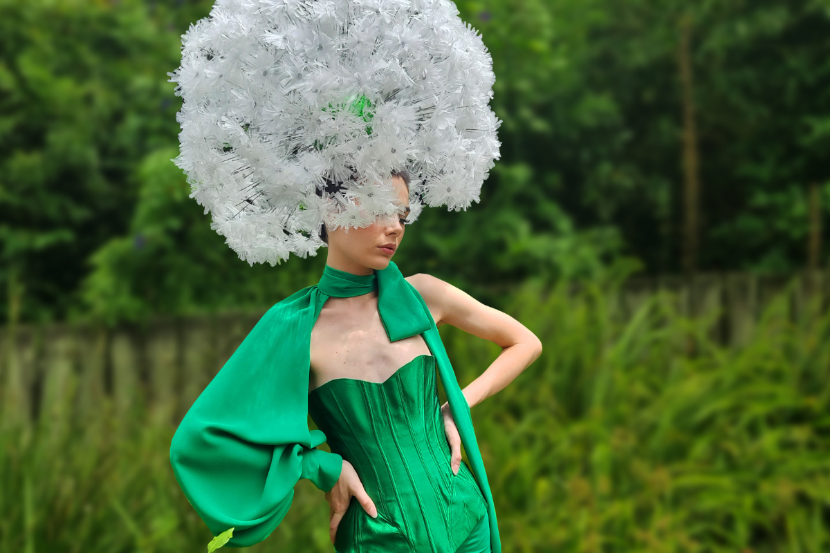 Jacqueline Anne Couture in the Gardens
